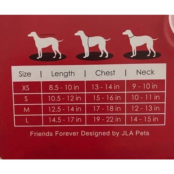 Friends Forever Dog Sz Medium Hood Jacket Coat Sweater Plaid Pup Fleece Red - Picture 4 of 11